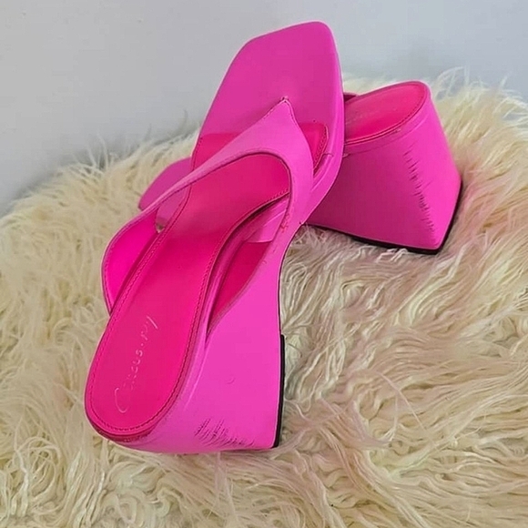 Circus Moira Women's Pink Wedge Sandals Size 8.5 🌴 - Picture 6 of 9